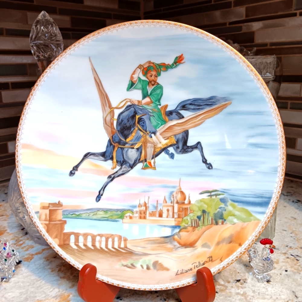 Haviland Limoges France Plate Le Cheval Magique